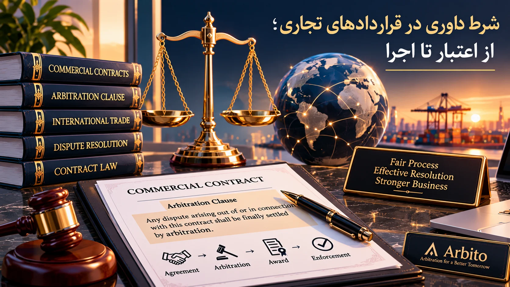شرط داوری در قراردادهای تجاری؛ از اعتبار تا اجرا