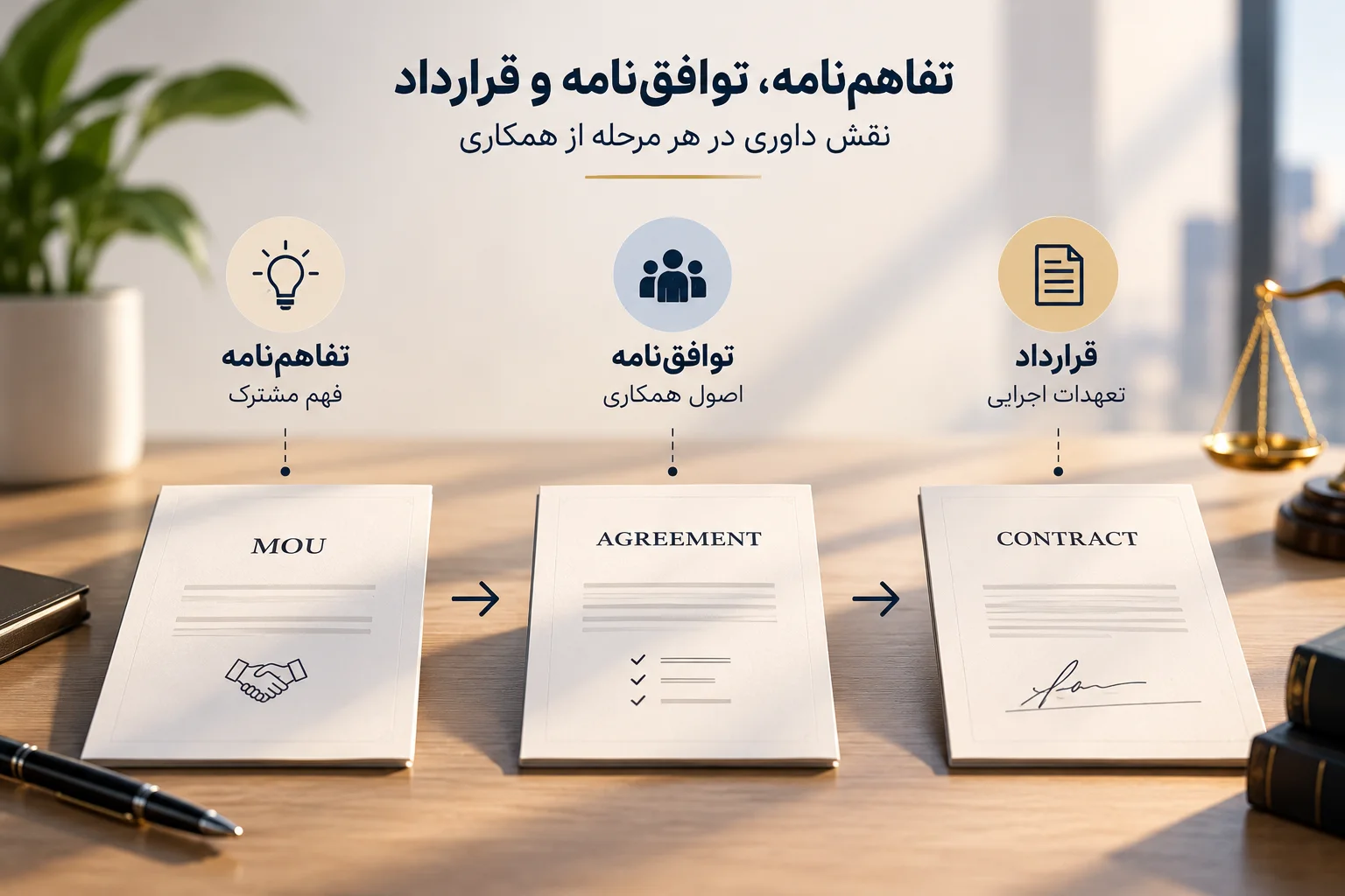 داوری در تفاهم‌نامه، توافق‌نامه و قرارداد!